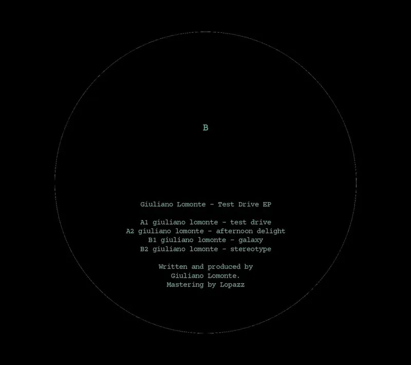 Guiliano Lomonte - Test Drive (expected May 2026)