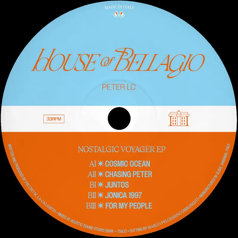 Peter LC - Nostalgic Voyager EP [House of Bellagio]