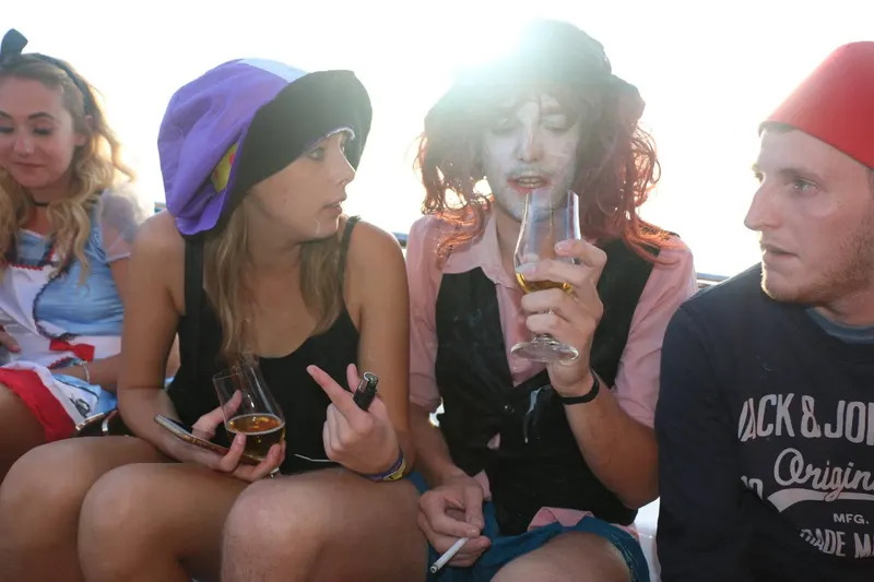 The Mad Hatter's Sunrise Boat Party - Boat party, Magaluf - Saturday 12 August 2017